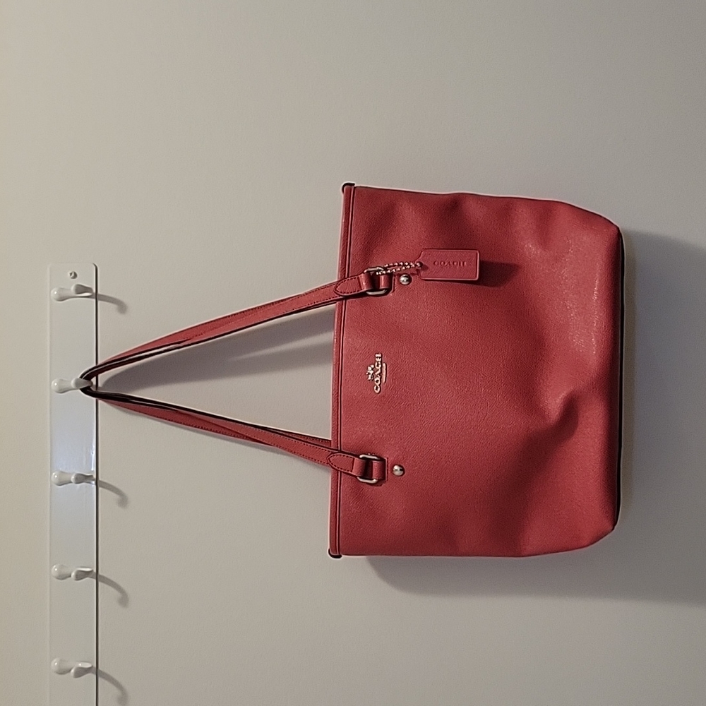 Pink Coach Tote